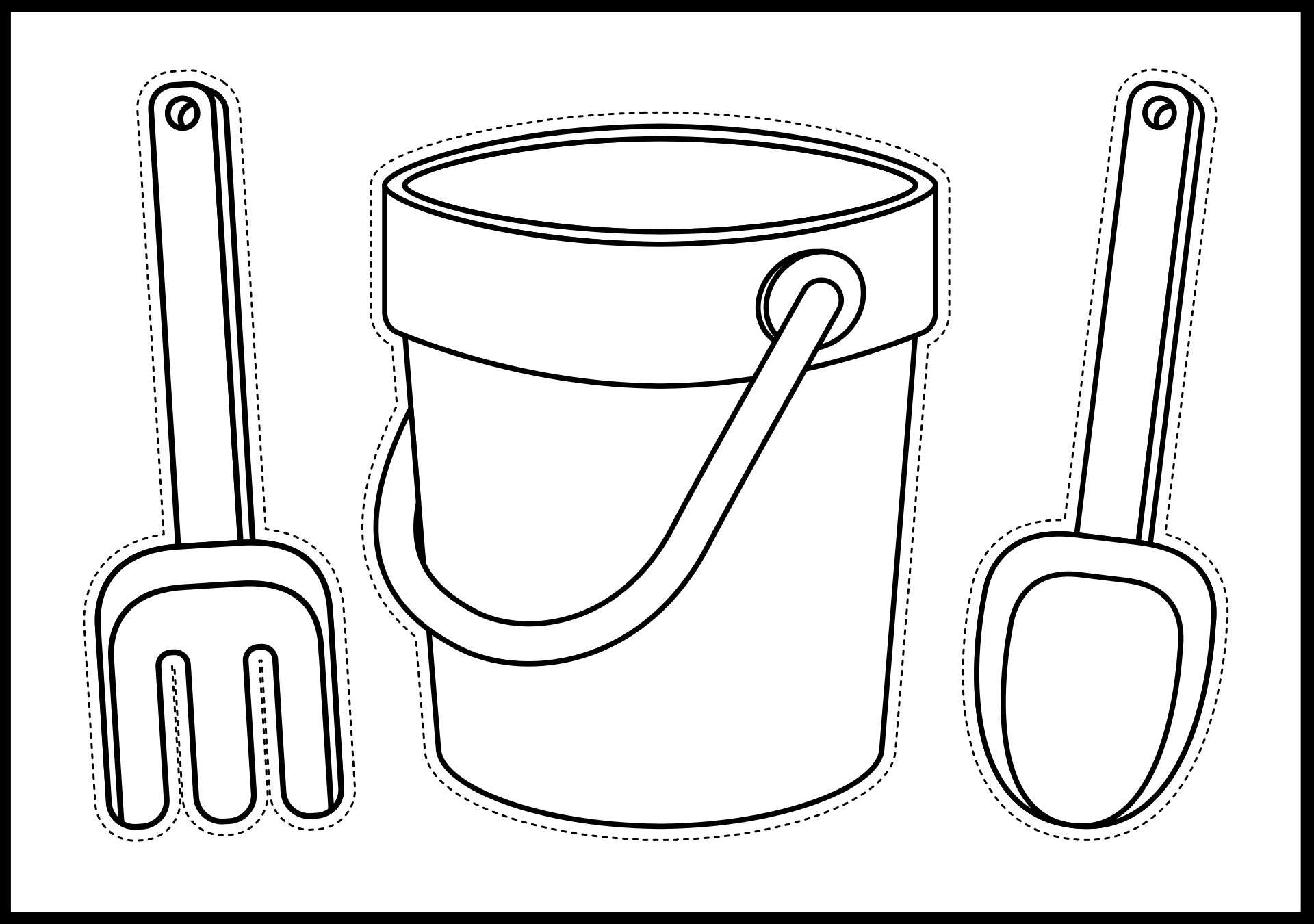 printable bucket template