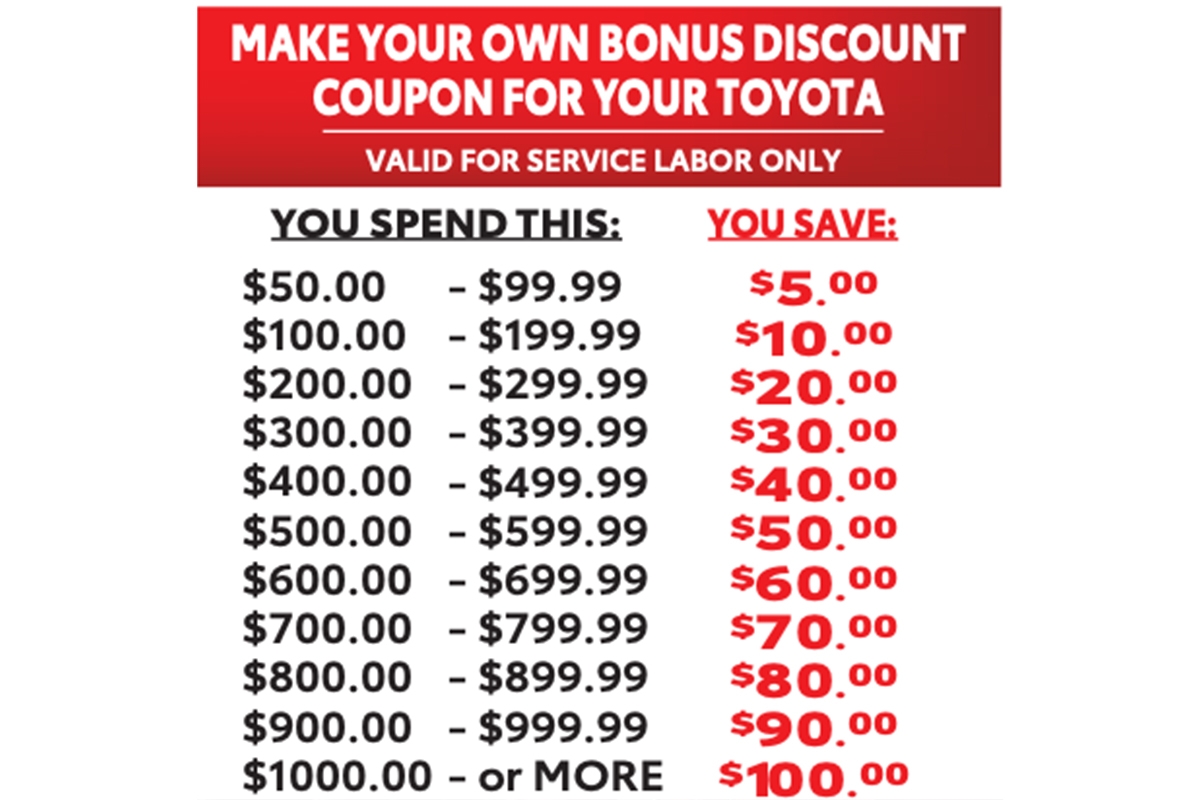 Service Specials I See The Current Service Specials At Local Dealer