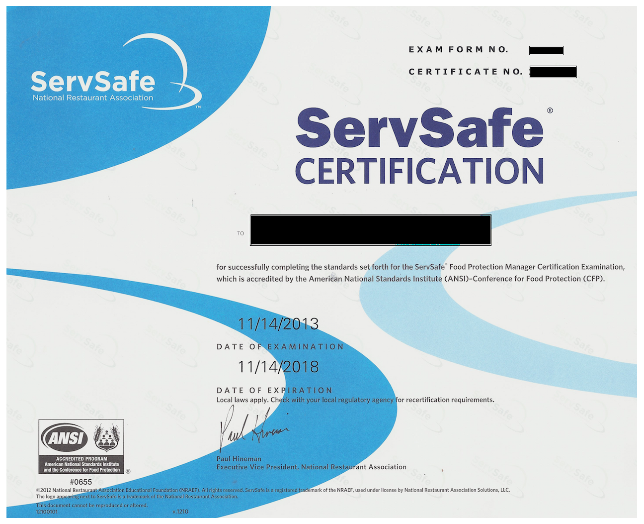 pdf printable blank servsafe certificate