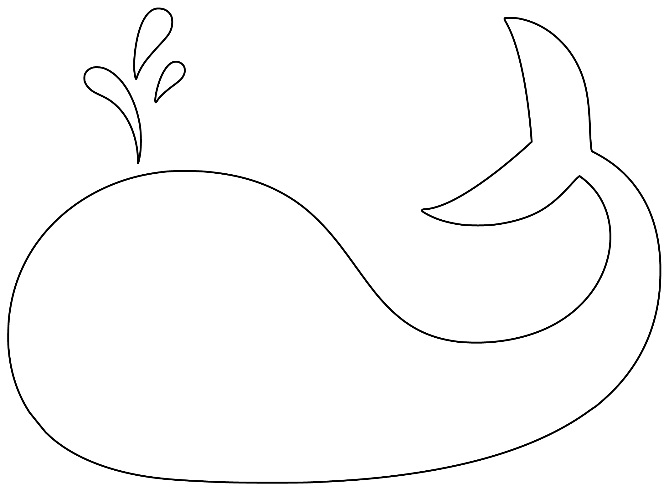 Shape Of Whale Free Printable Paper raft Templates