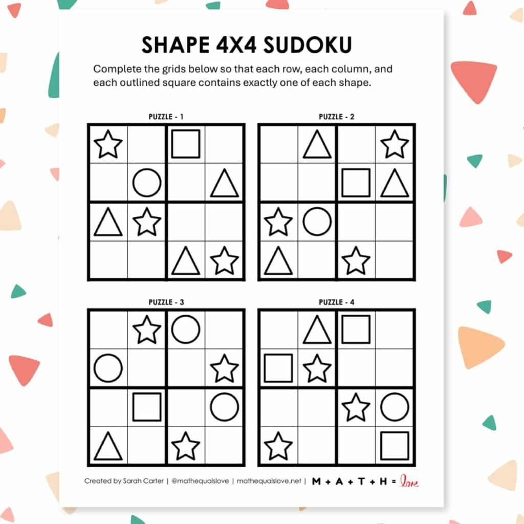 printable easy sudoku pdf