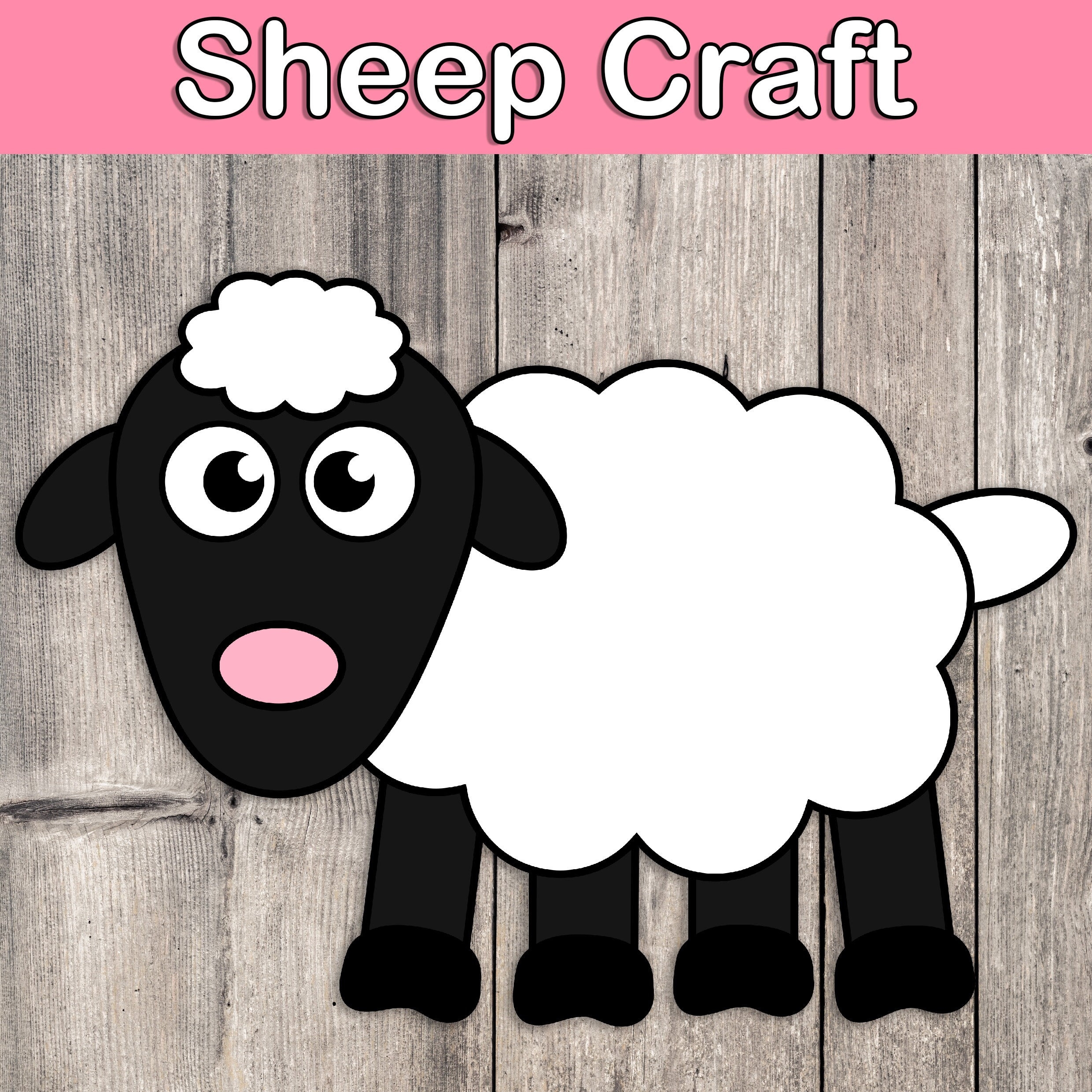 sheep printable template