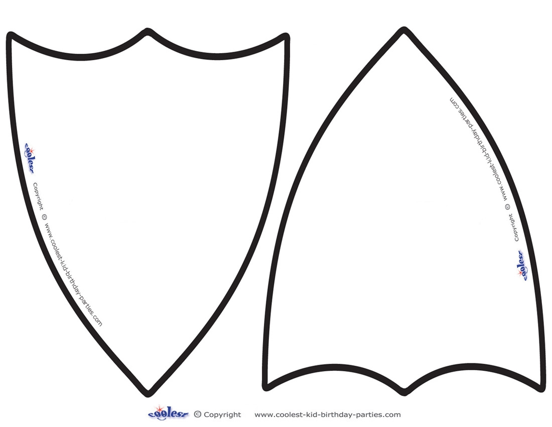 shield template printable
