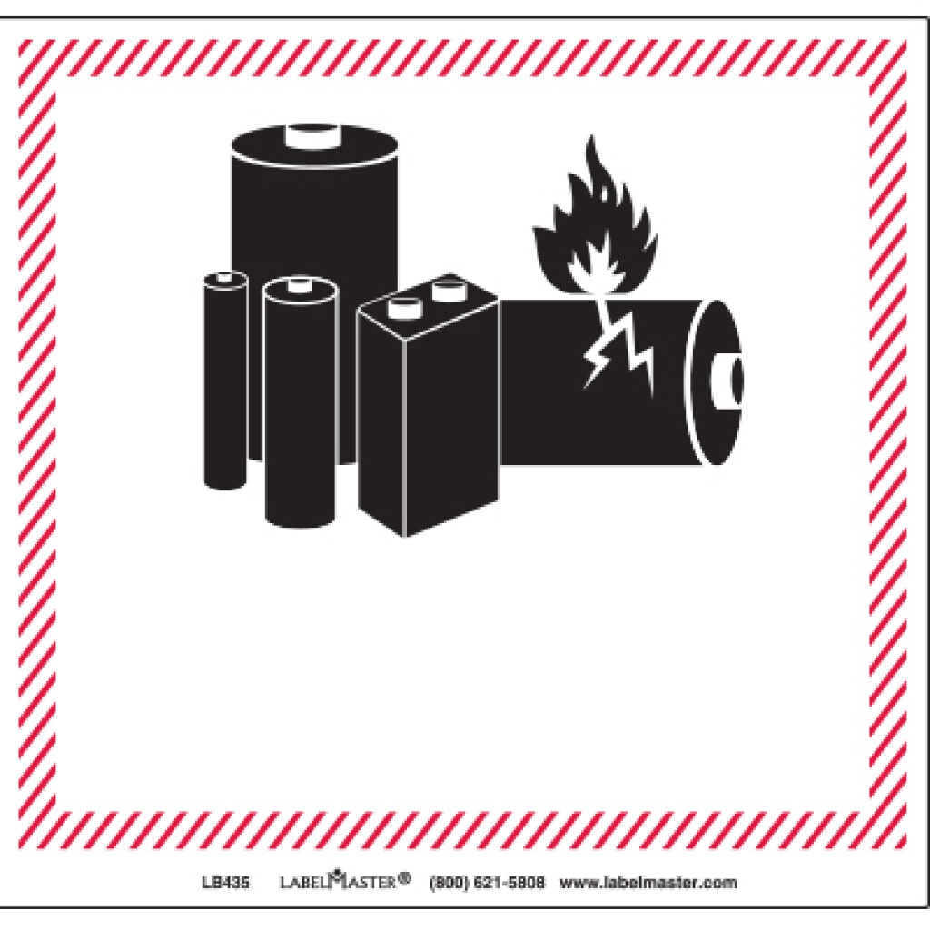 usps lithium battery label printable pdf