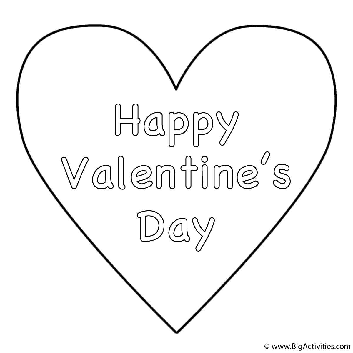 cute valentines day coloring pages