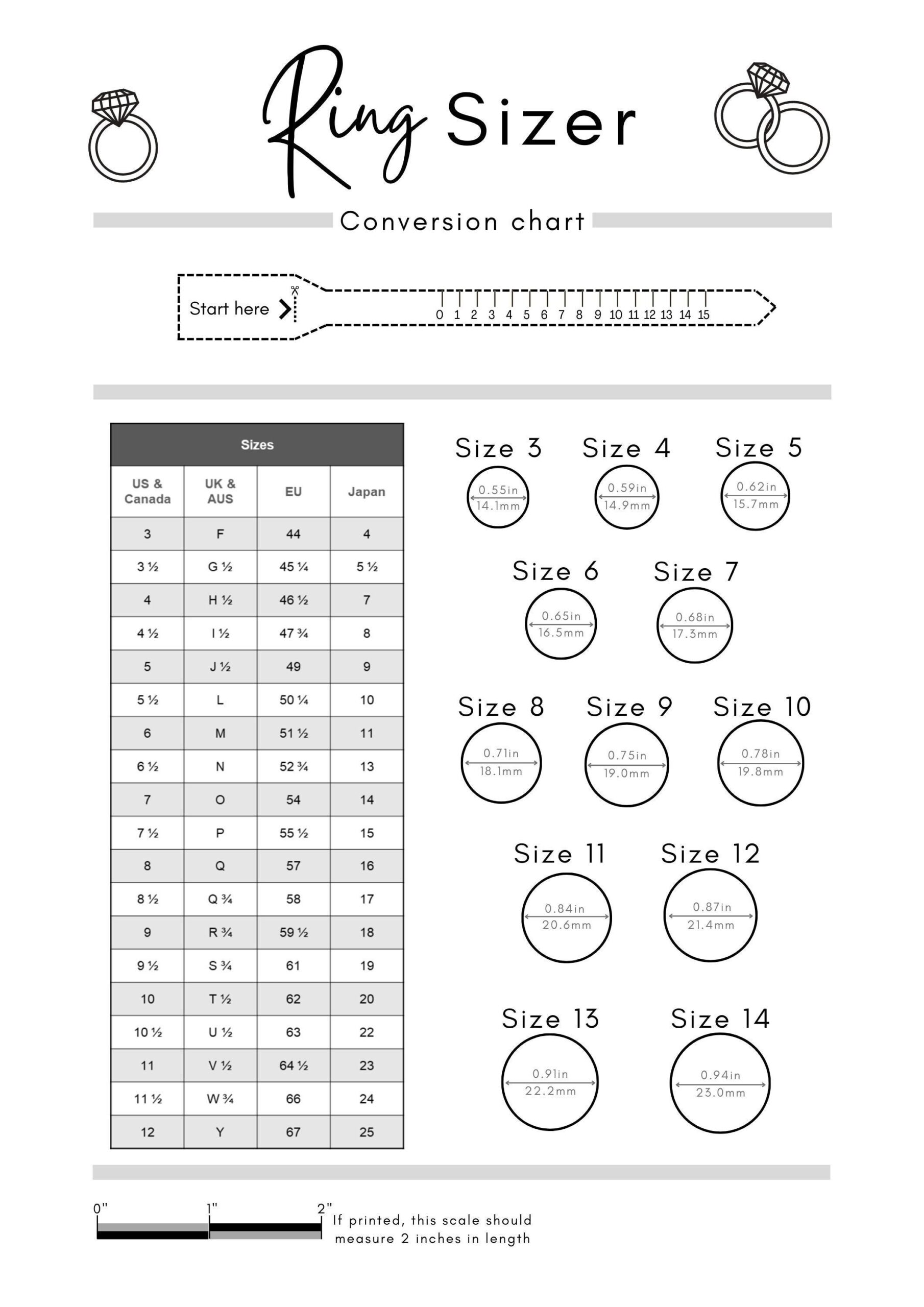 pdf printable ring sizer strip