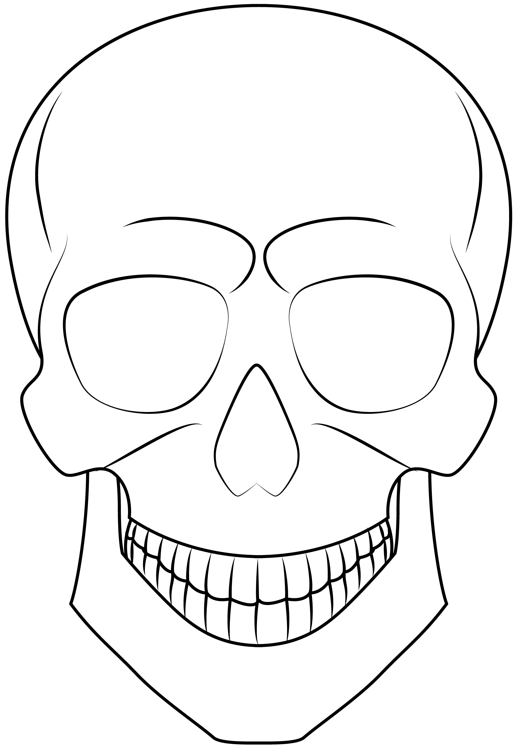 Skull Printable Template Free Printable Paper raft Templates