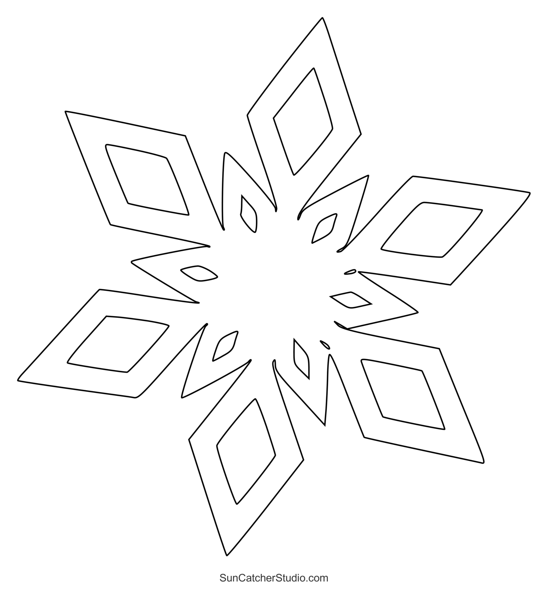 Snowflake Templates Printable Stencils And Patterns Free Printables Lettering SVG Files Tools Apps