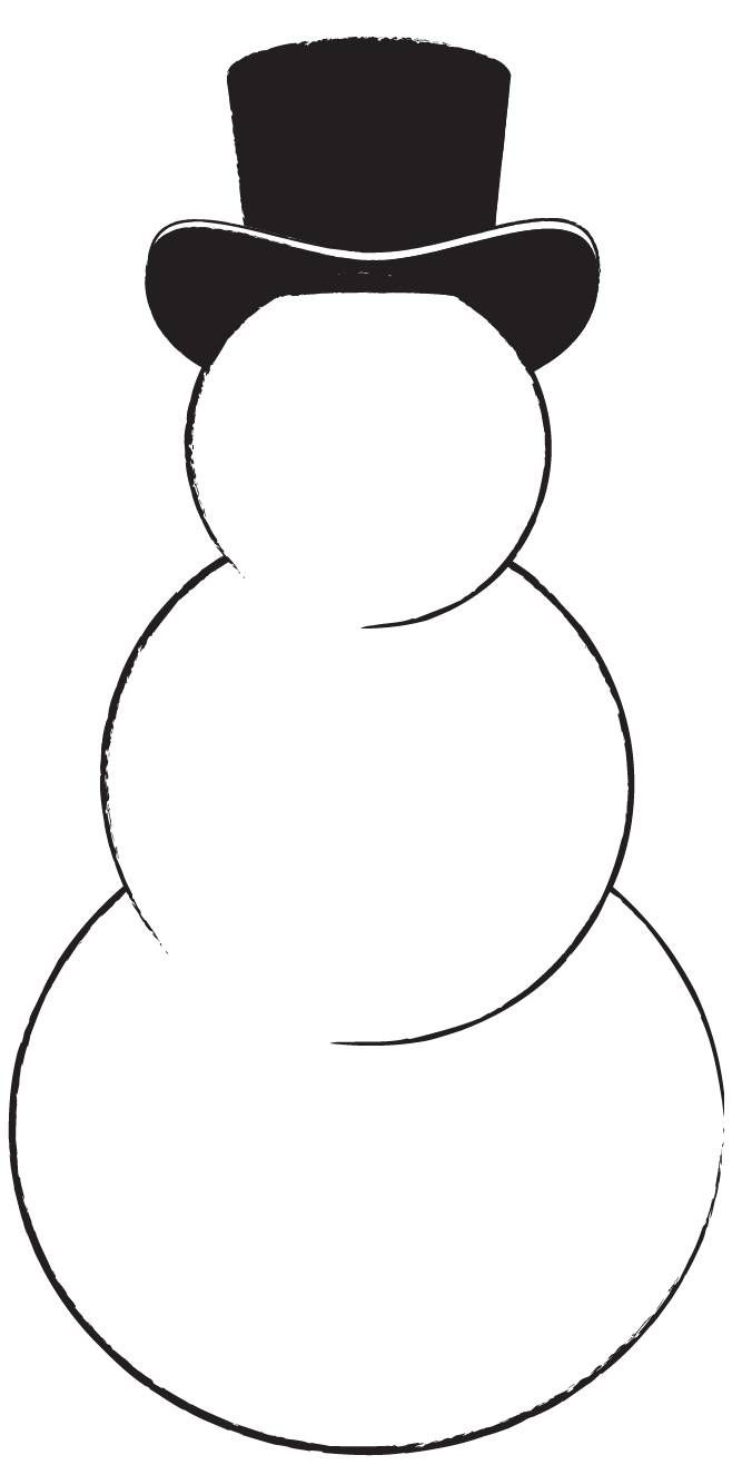 free printable snowman templates