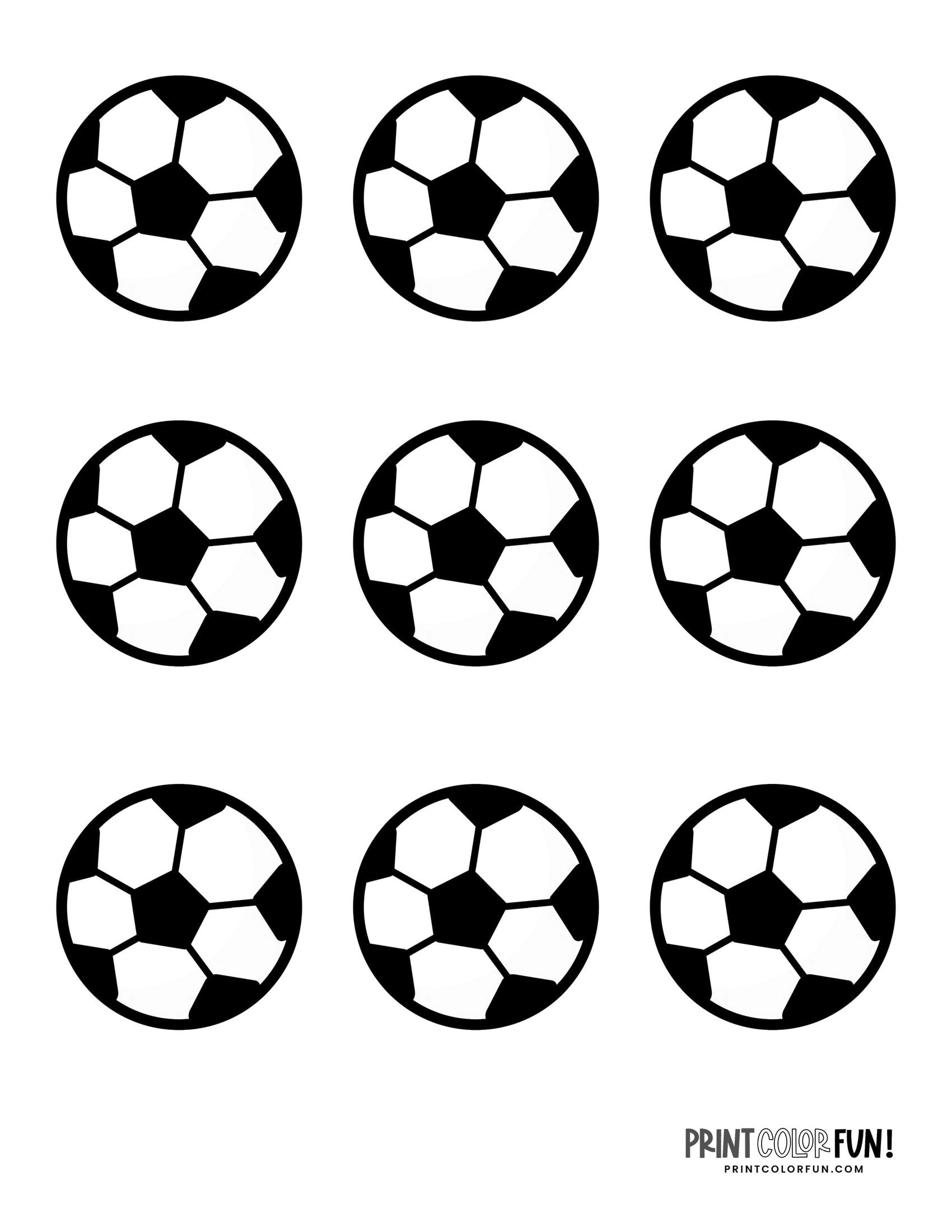 soccer ball template printable