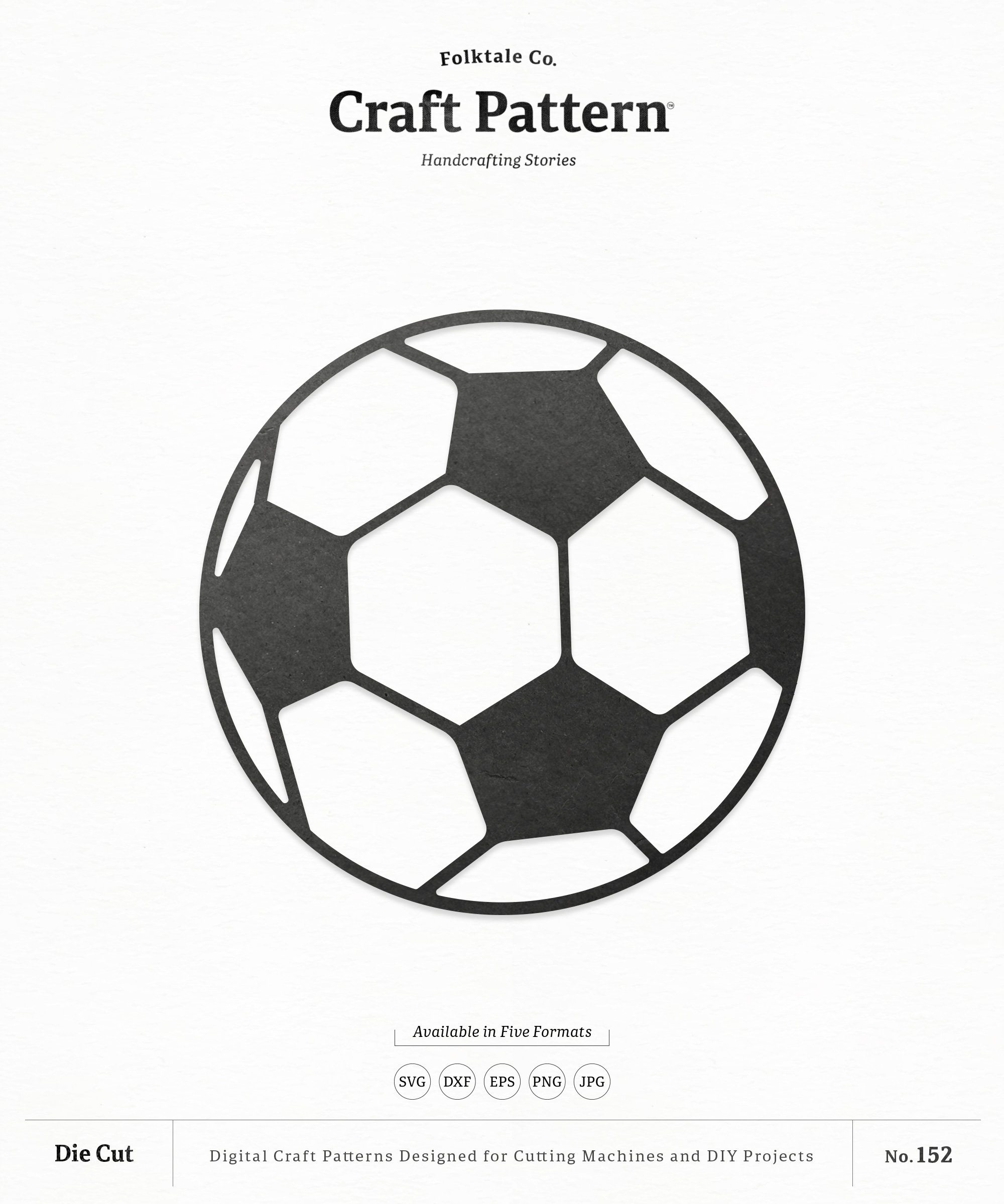 Soccer Ball SVG Craft Pattern Soccer SVG Sport SVG Soccer Cut File Soccer Clipart Silhouette Cut Files Cricut Cut Files FT00152 Etsy