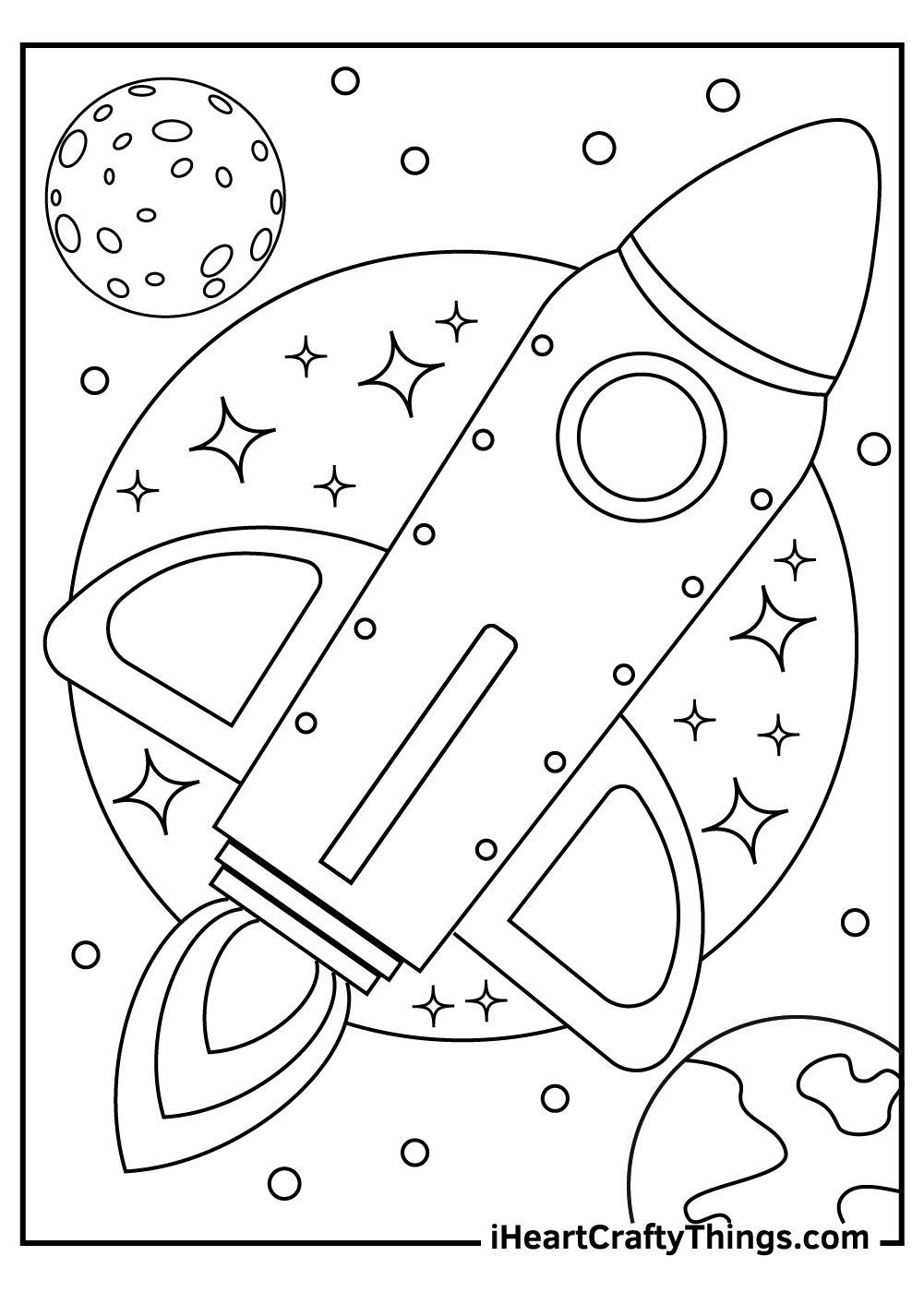Space Coloring Pages