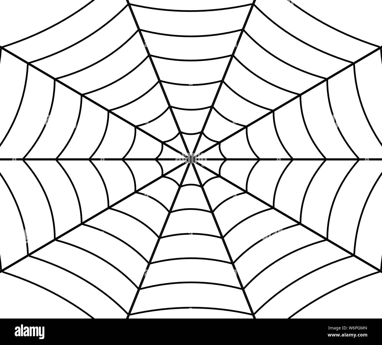 Spider Web Illustration Vector Cobweb Template For Your Design Stock Vector Image Art Alamy