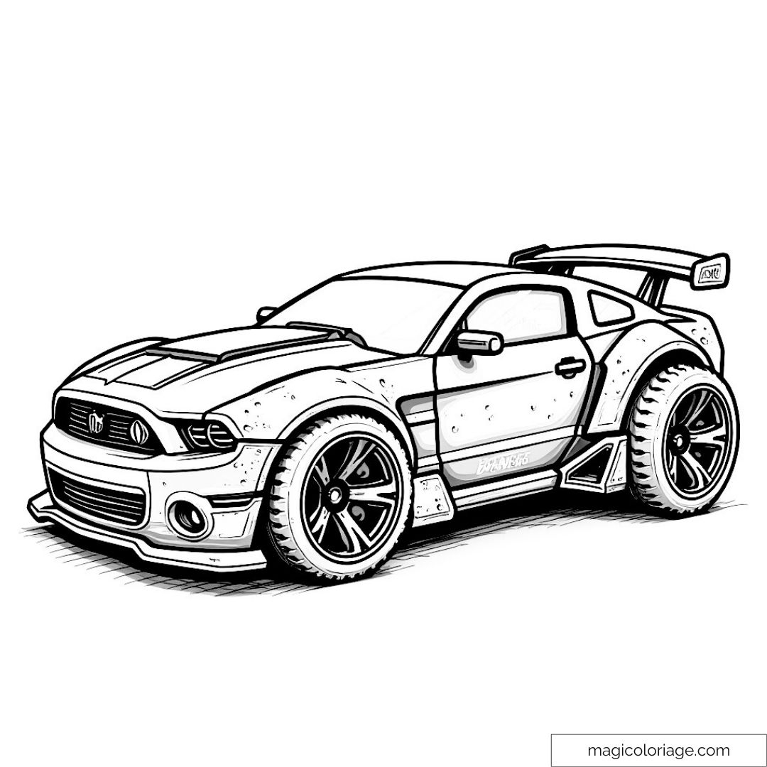 sports car coloring pages