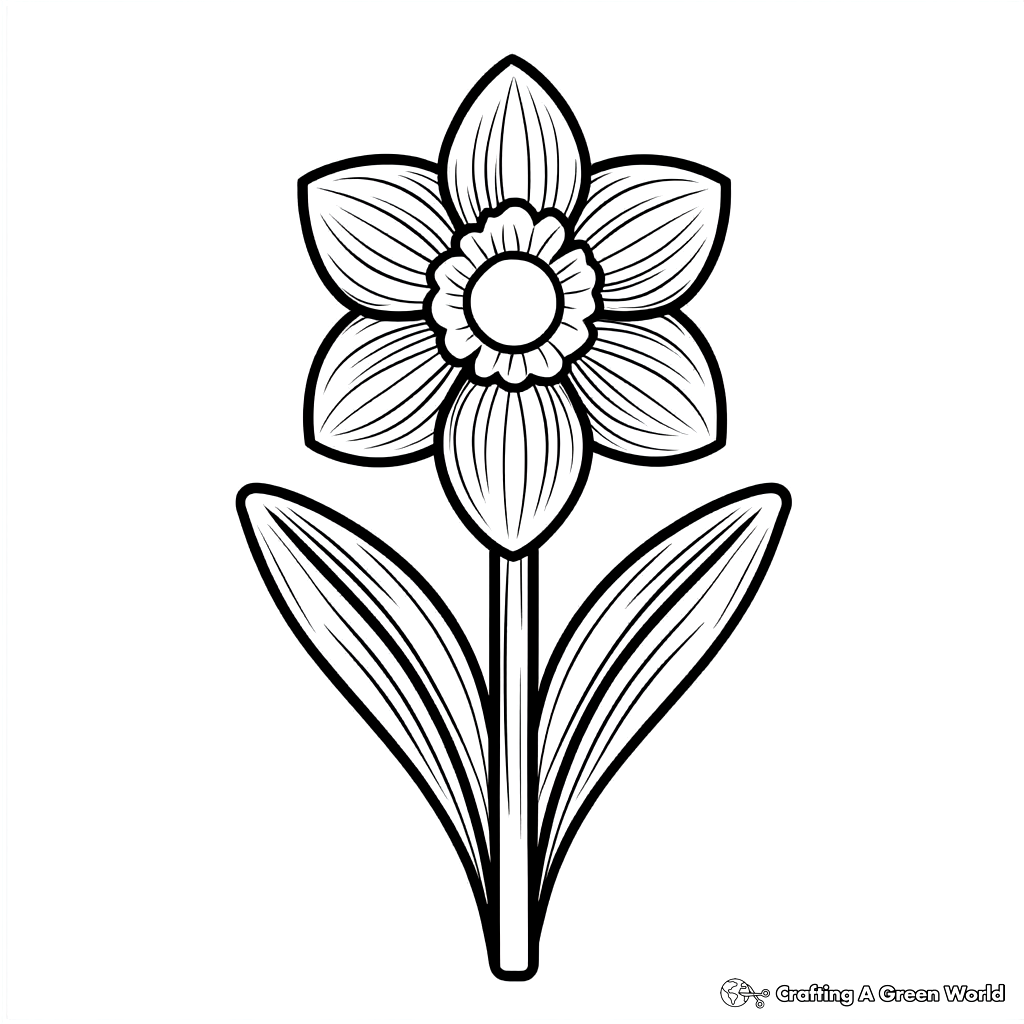 colouring pages spring flowers