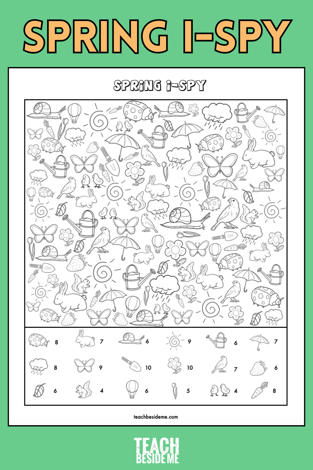 i spy printables