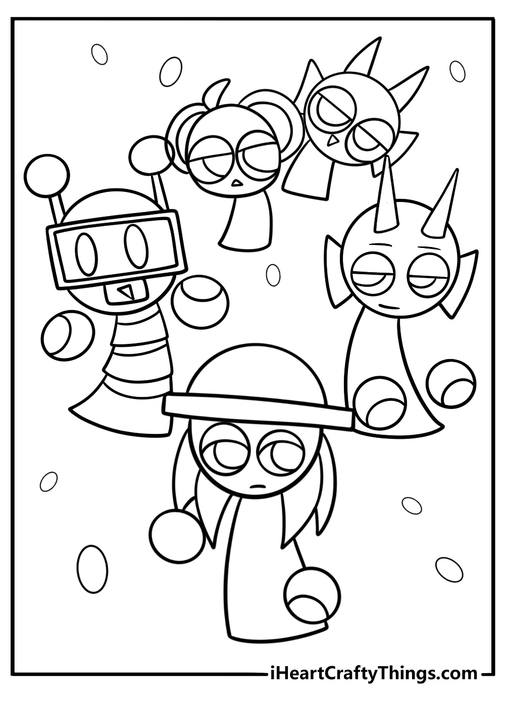 sprunki coloring pages printable