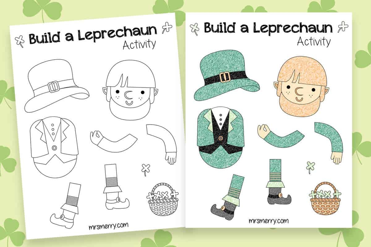 free printable leprechaun template