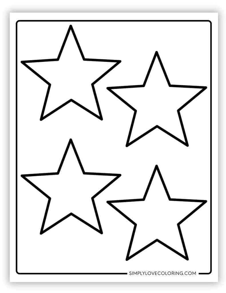 star template printable pdf