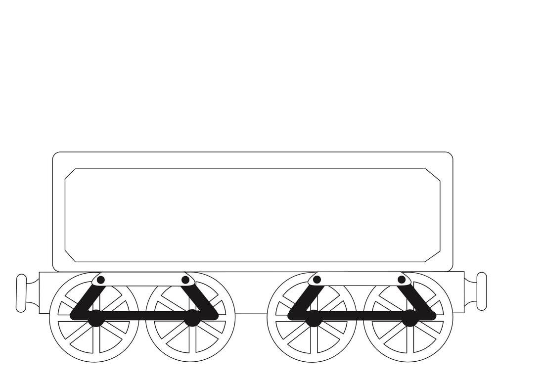 printable train template