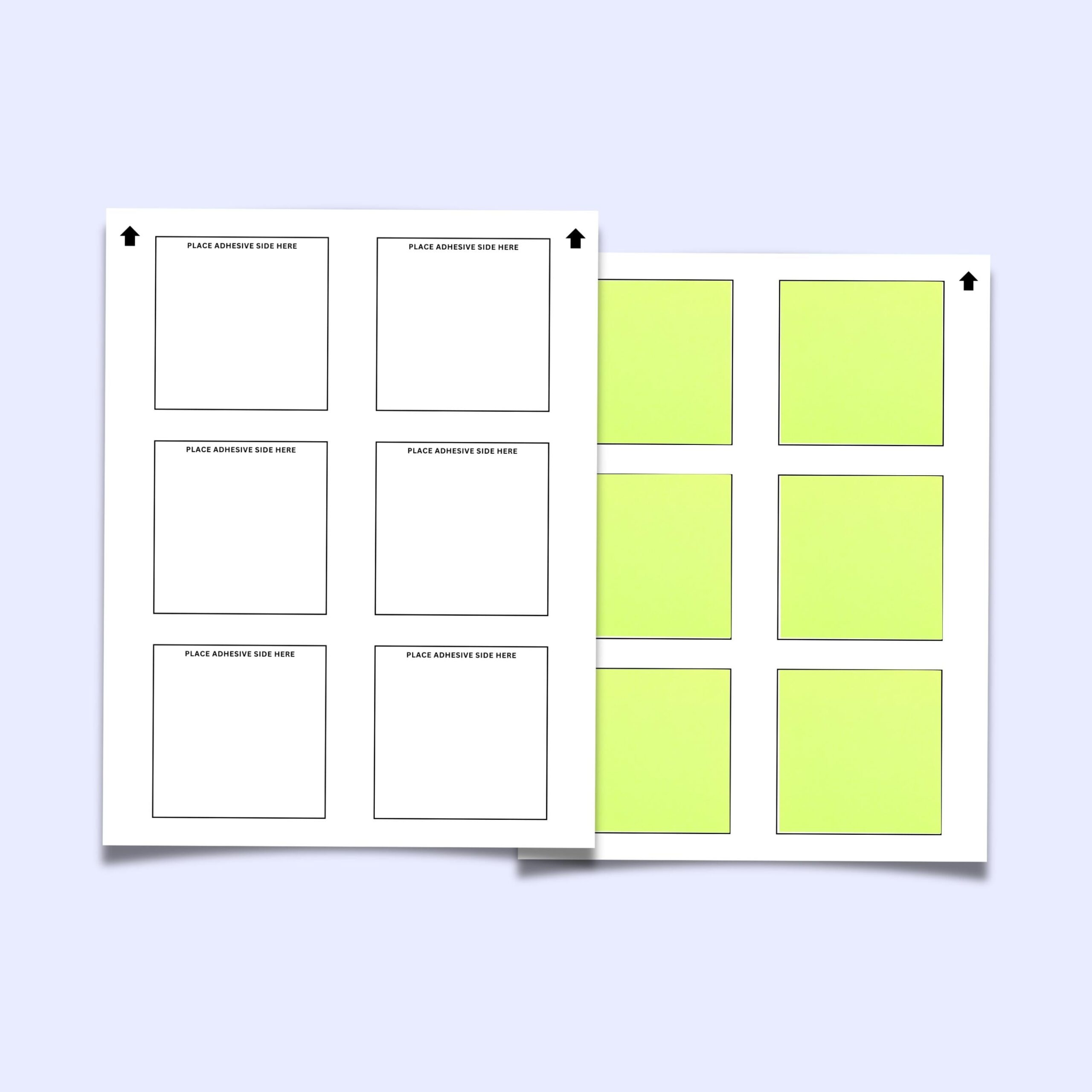 post it printable template
