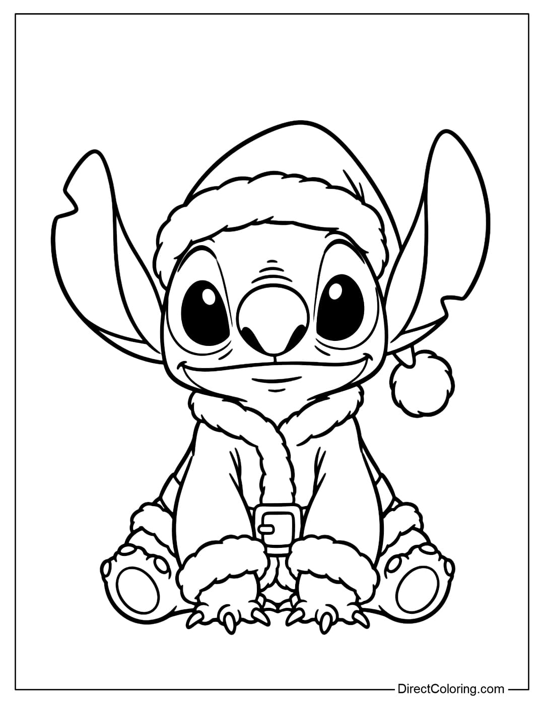 Stitch Coloring Pages Free PDF To Download And Print