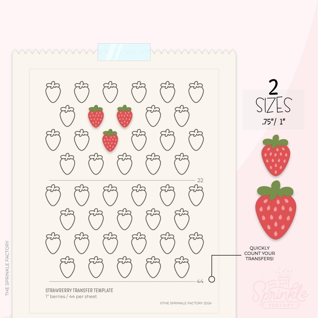 strawberry printable template