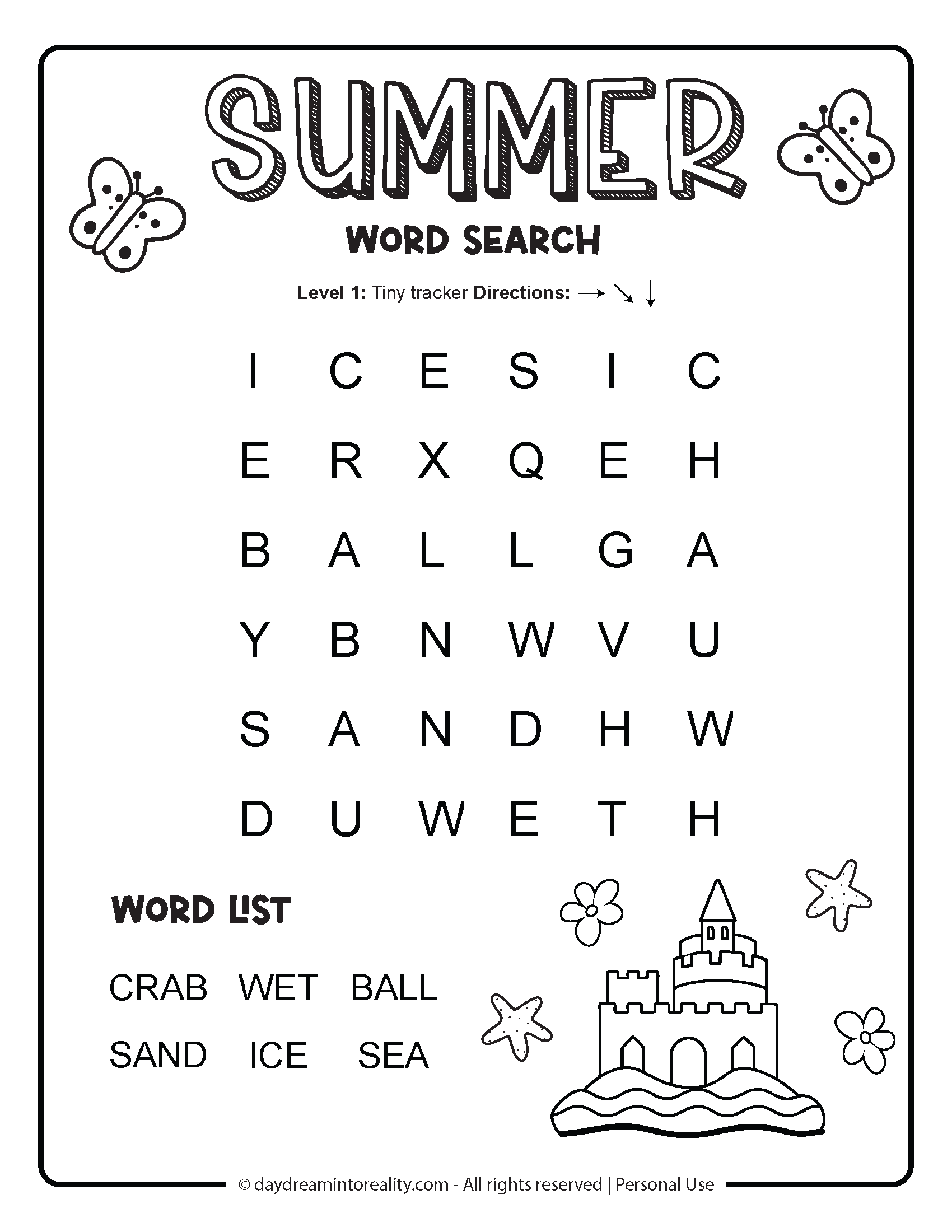 word search printable for kids pdf