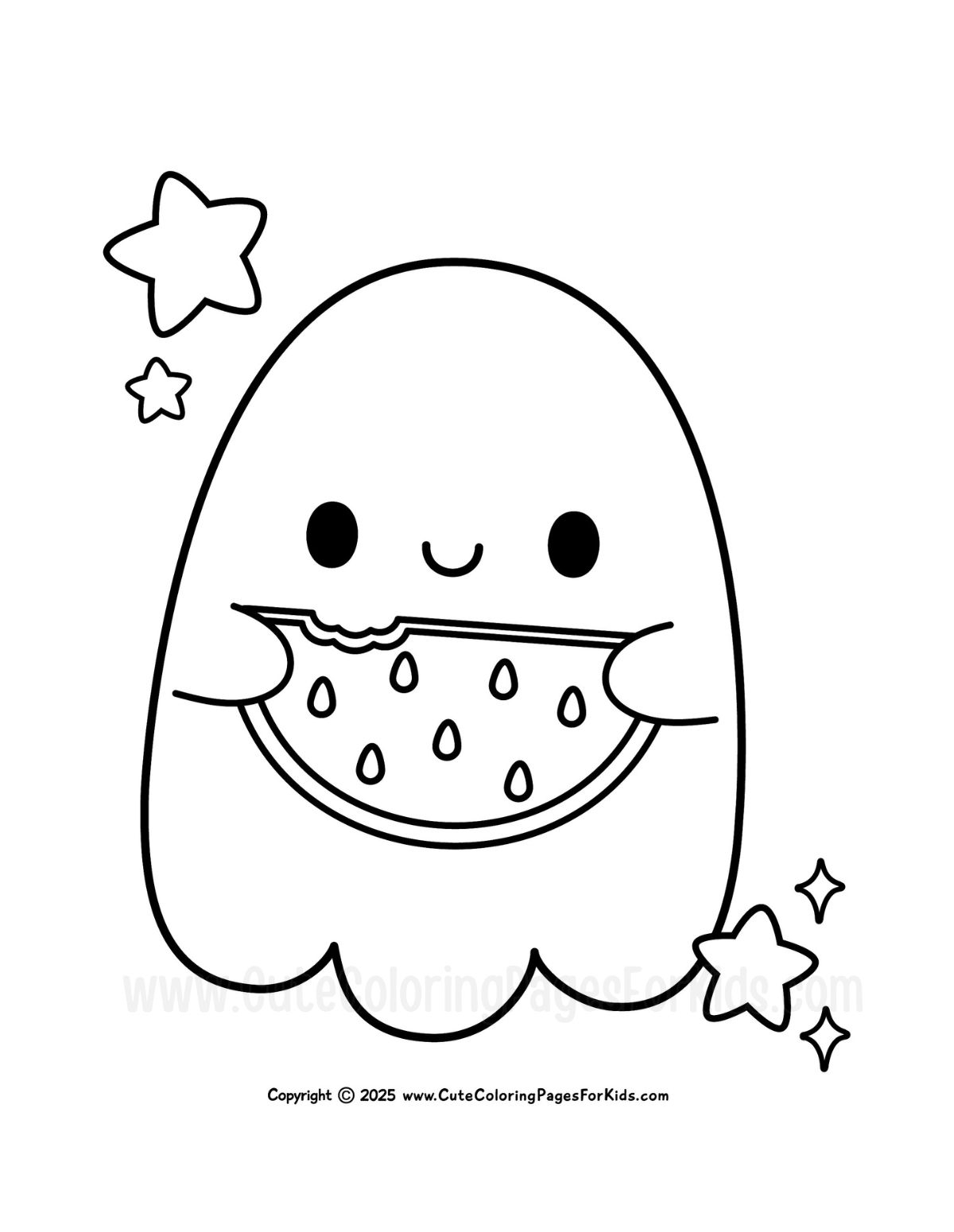 cute pic to color
