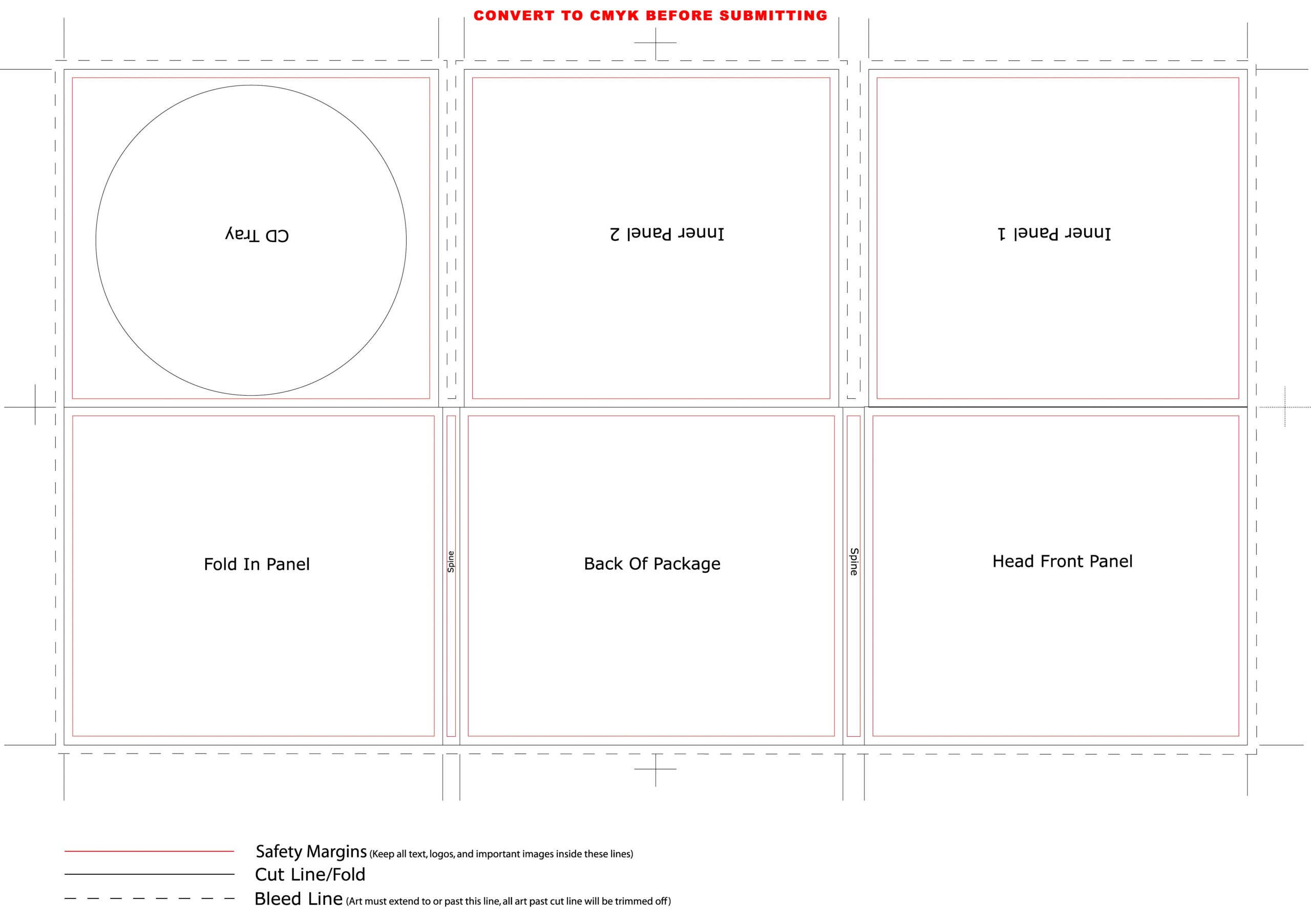 cd case template printable