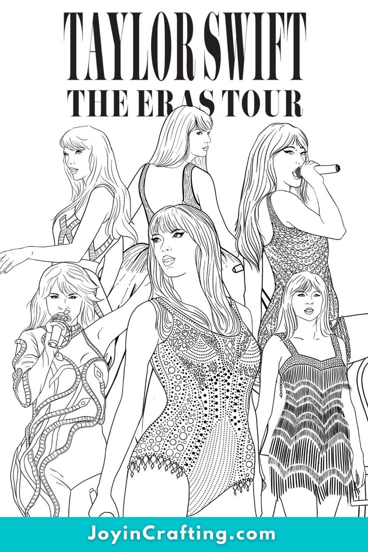 taylor swift coloring pages printable