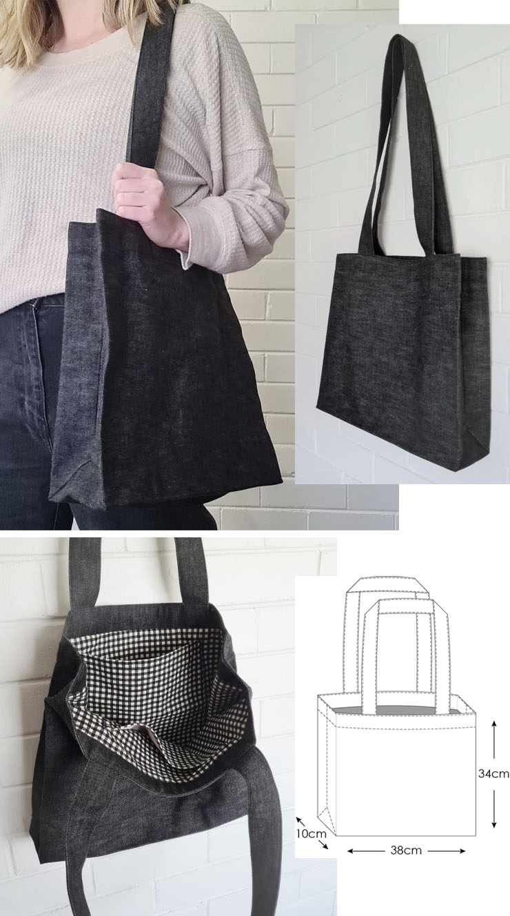 printable tote bag pattern template