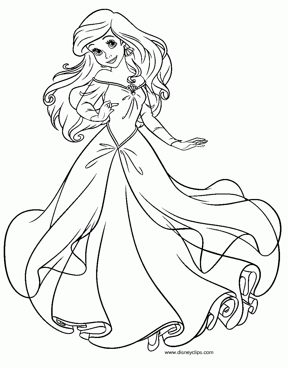 The Little Mermaid Ariel Coloring Pages