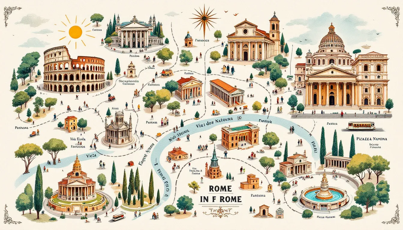 pdf printable walking map of rome