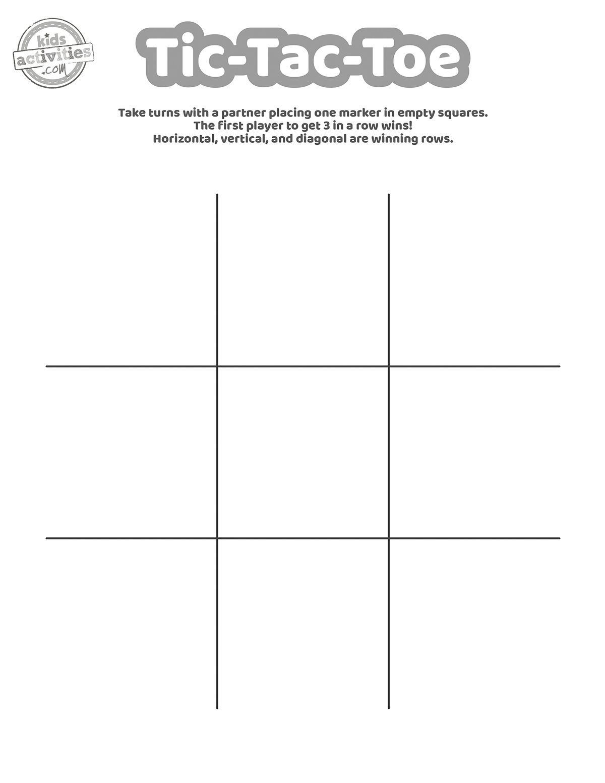 printable tic tac toe printable tic tac toe