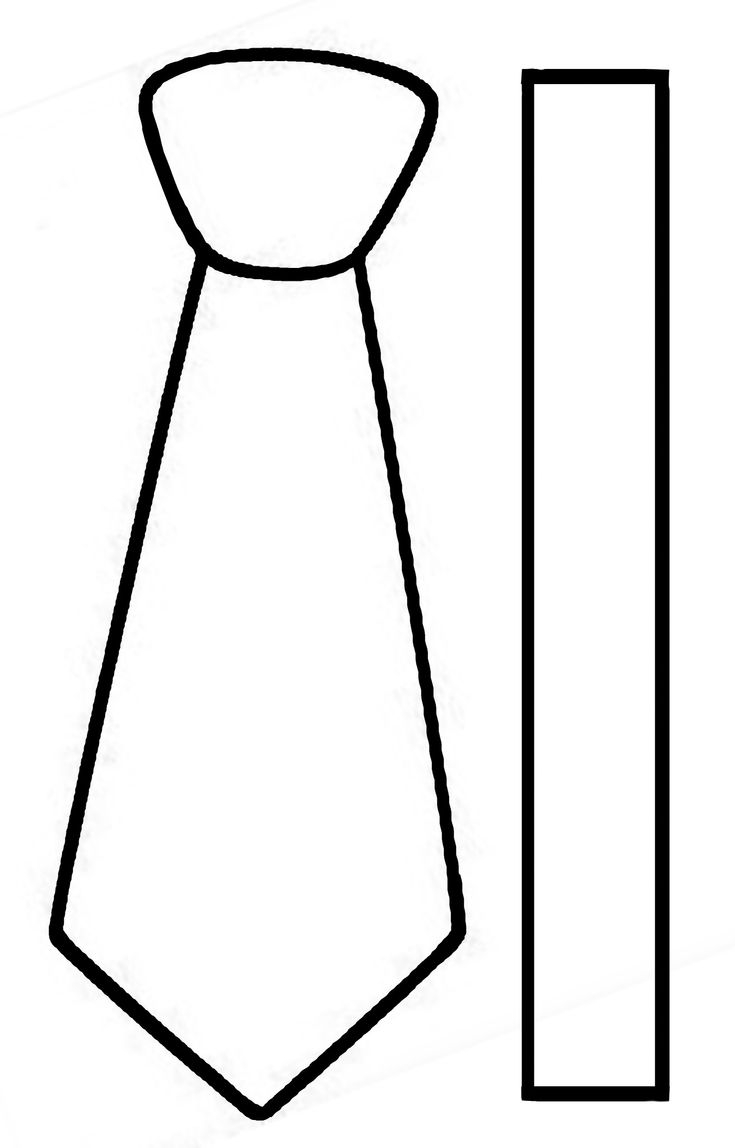 tie template printable