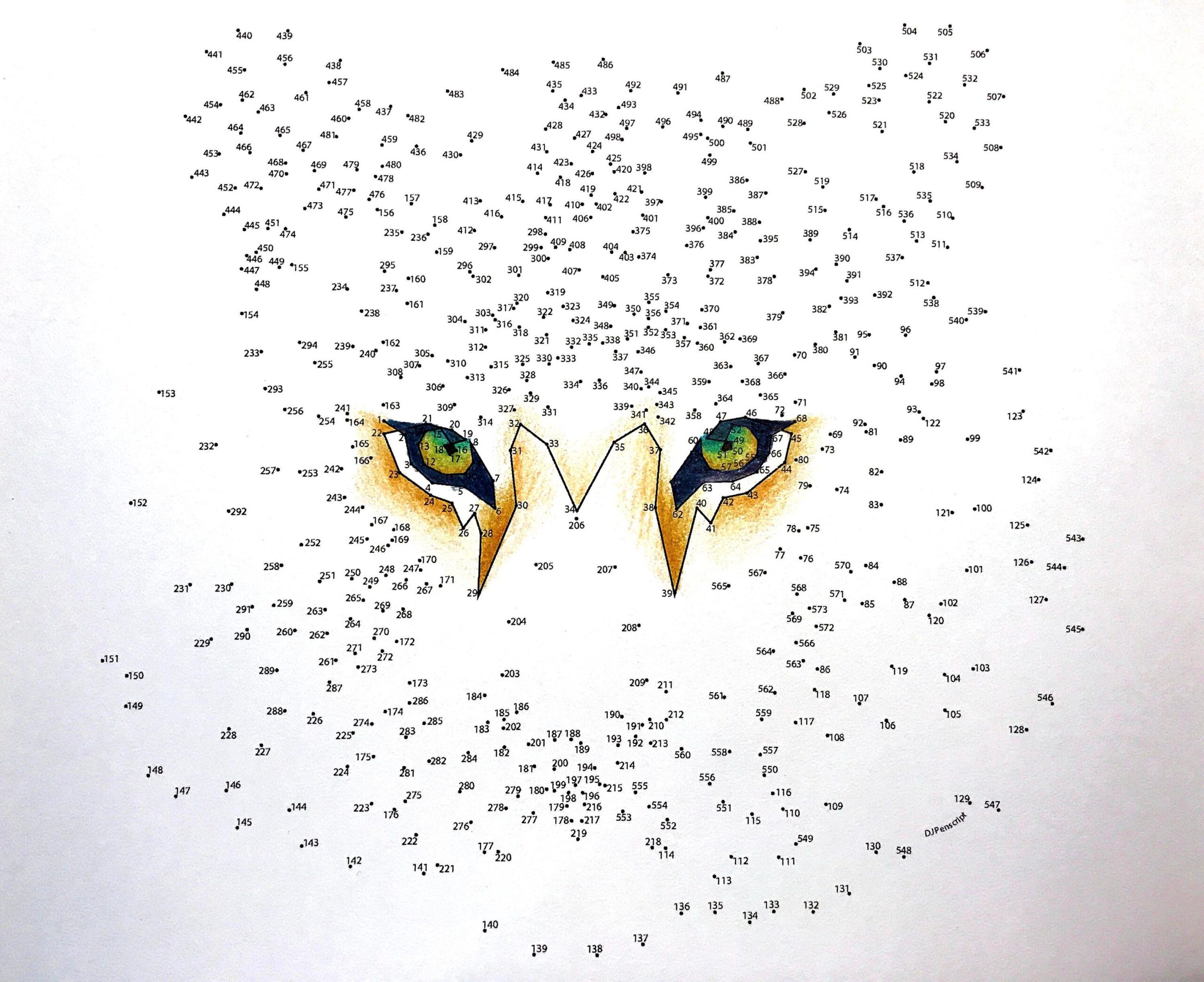 printable dot to dot for adults