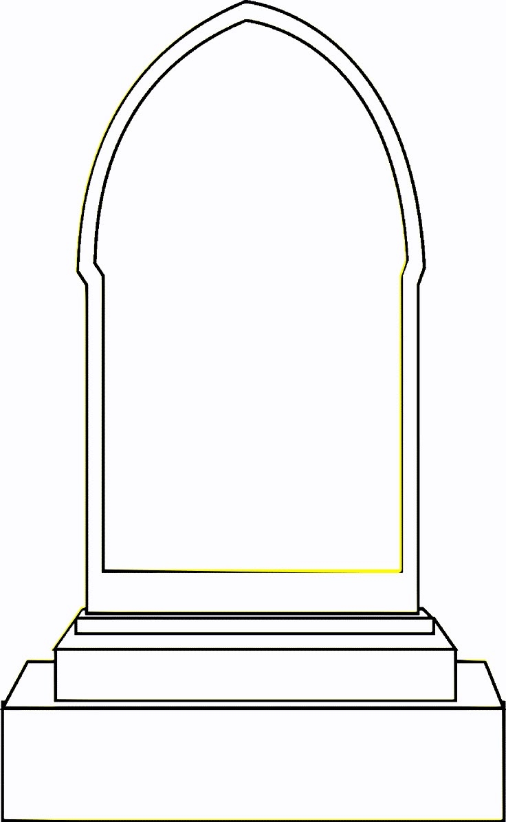 Tombstone Coloring Page 1844970