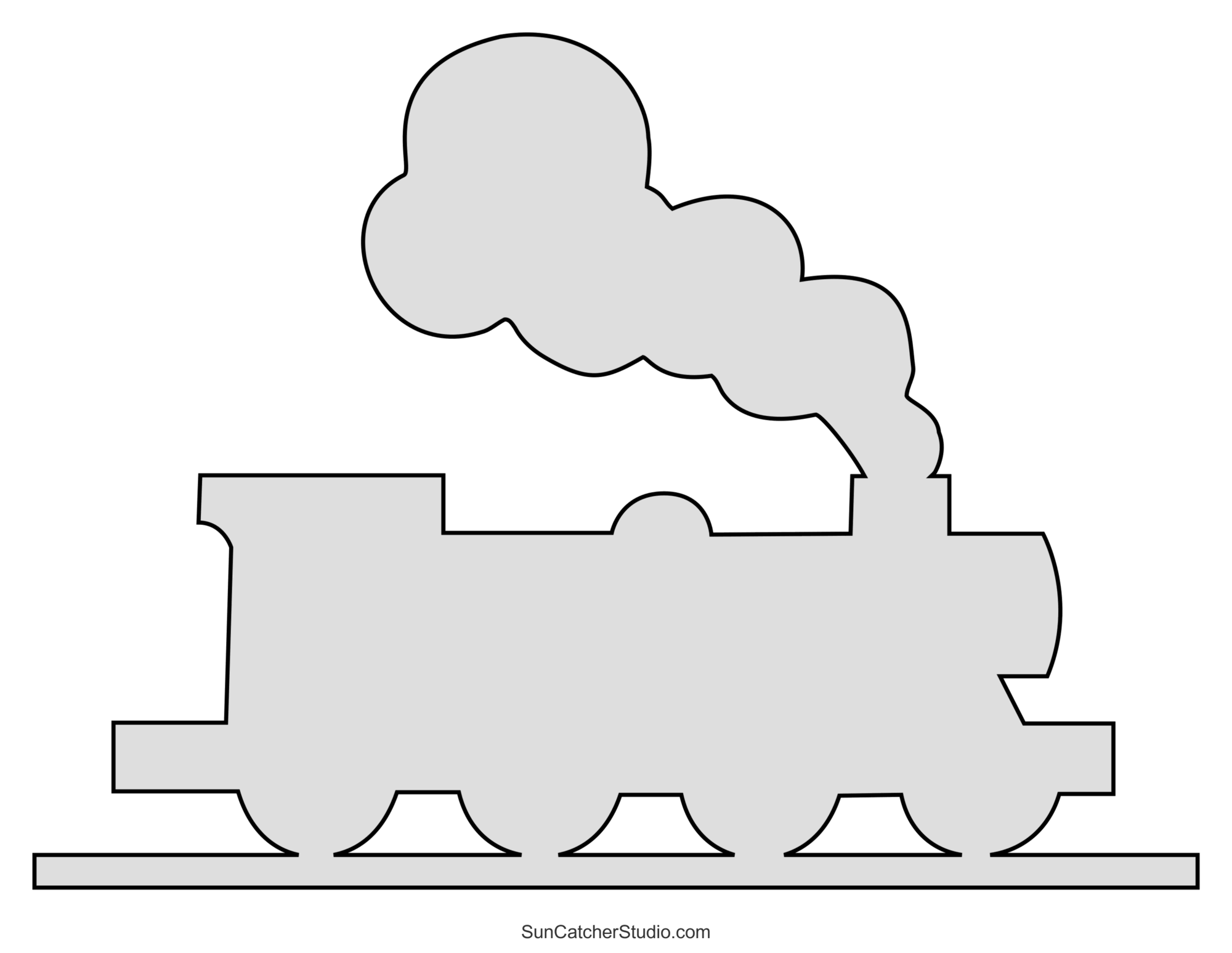 Train Cars And Locomotives Clip Art Patterns Templates Free Printables Lettering SVG Files Tools Apps