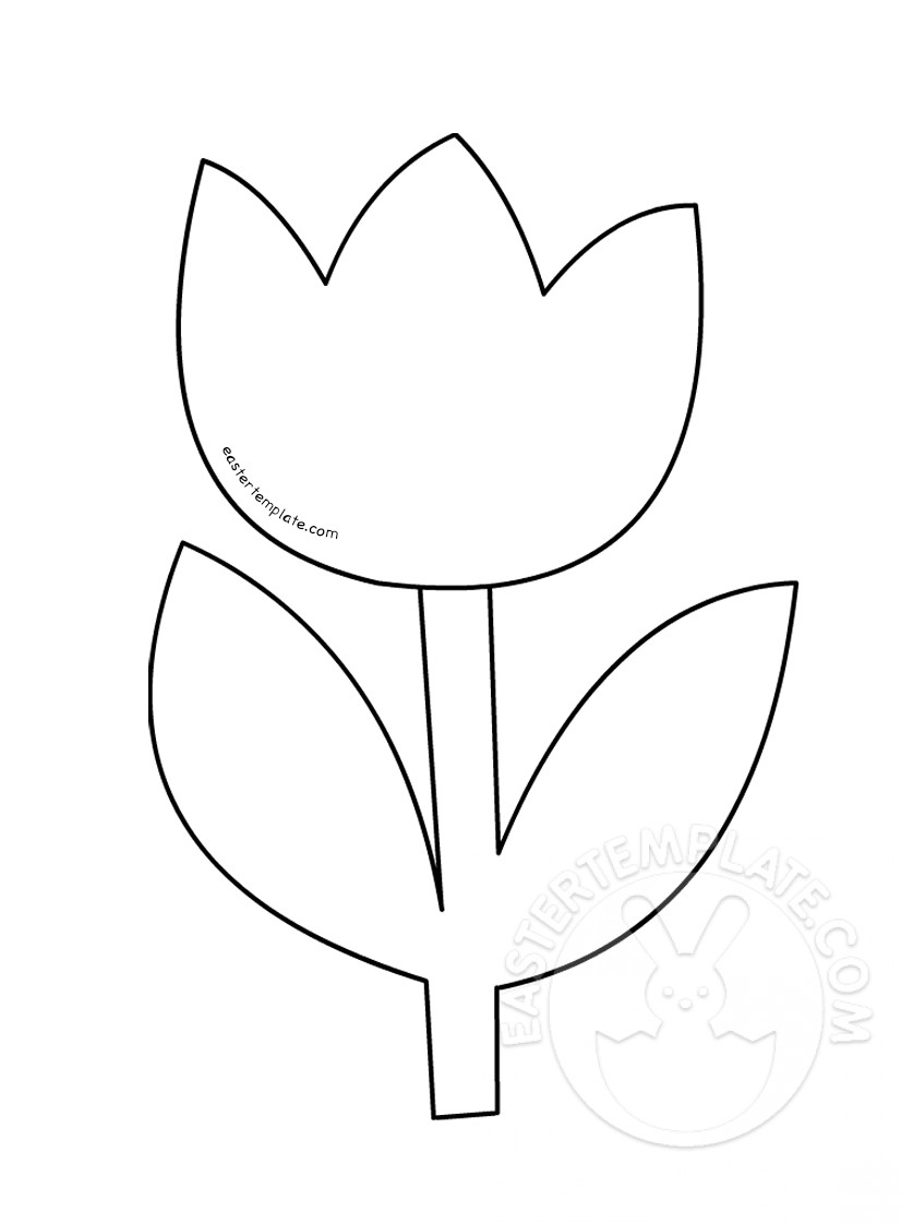 tulip template printable