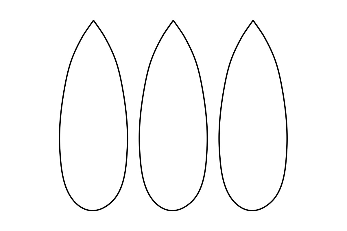 feather template printable