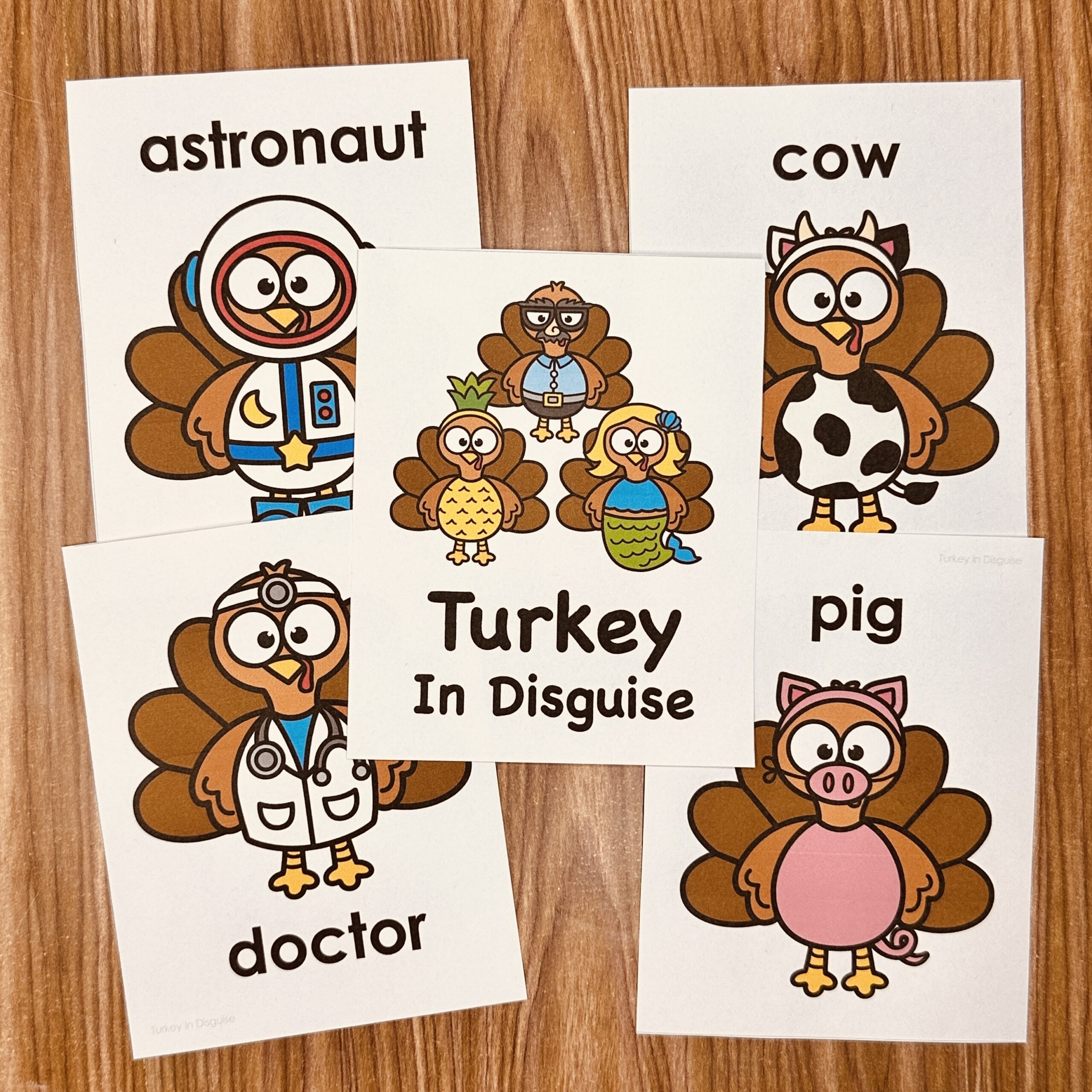 turkey in disguise printable