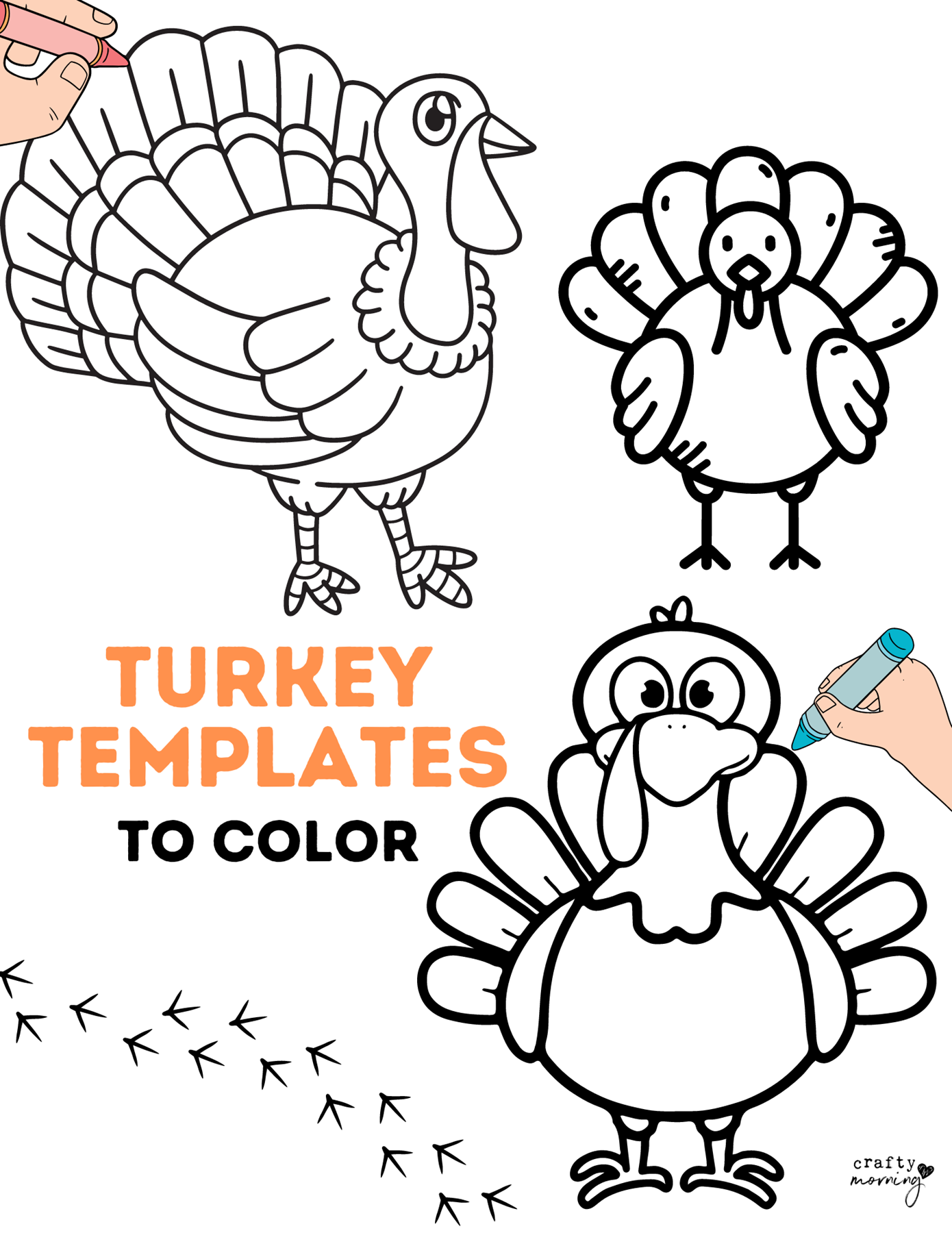 free turkey templates printables