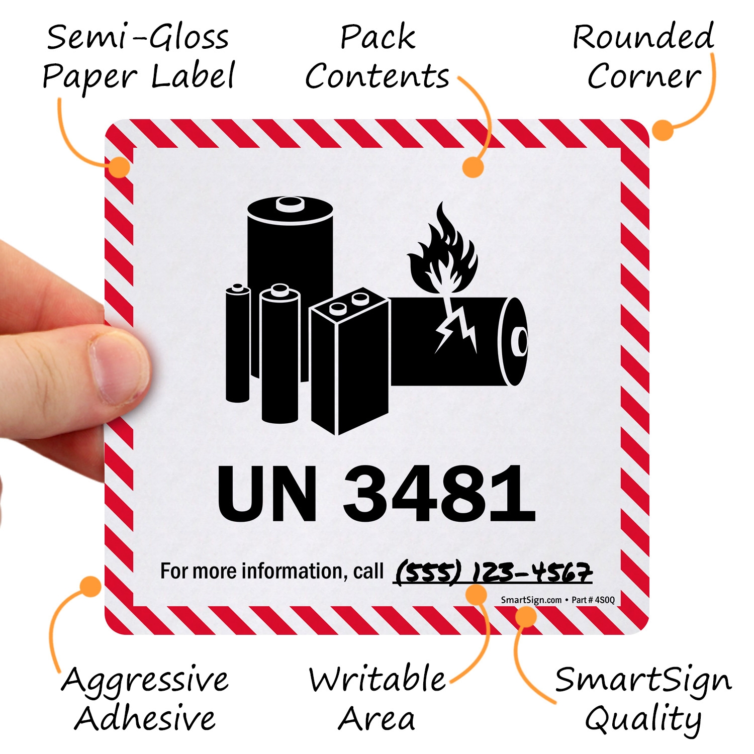battery label printable