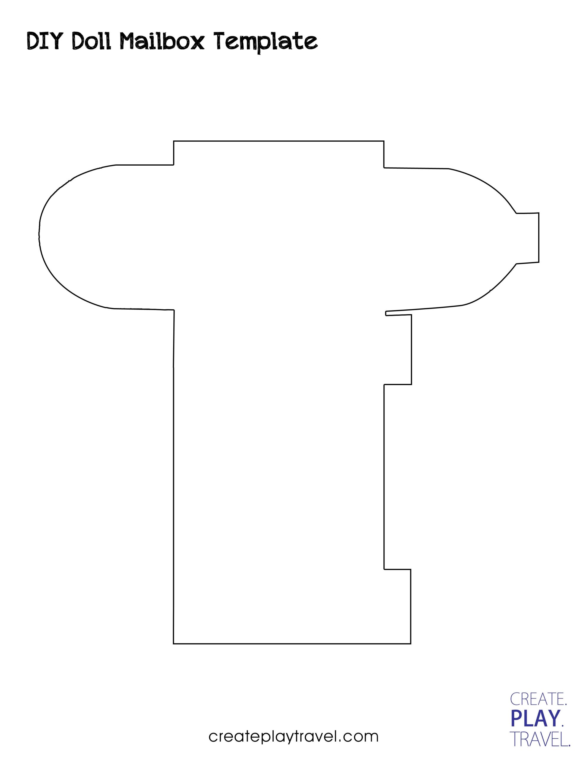 mailbox template printable