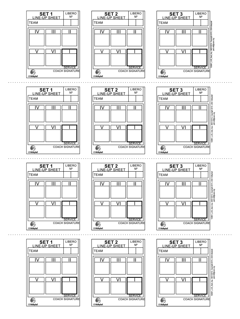 printable pdf volleyball lineup sheet