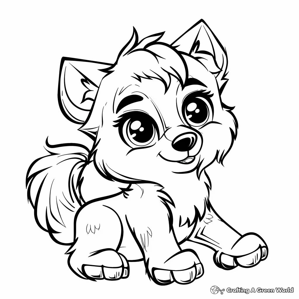 werewolf printable coloring pages