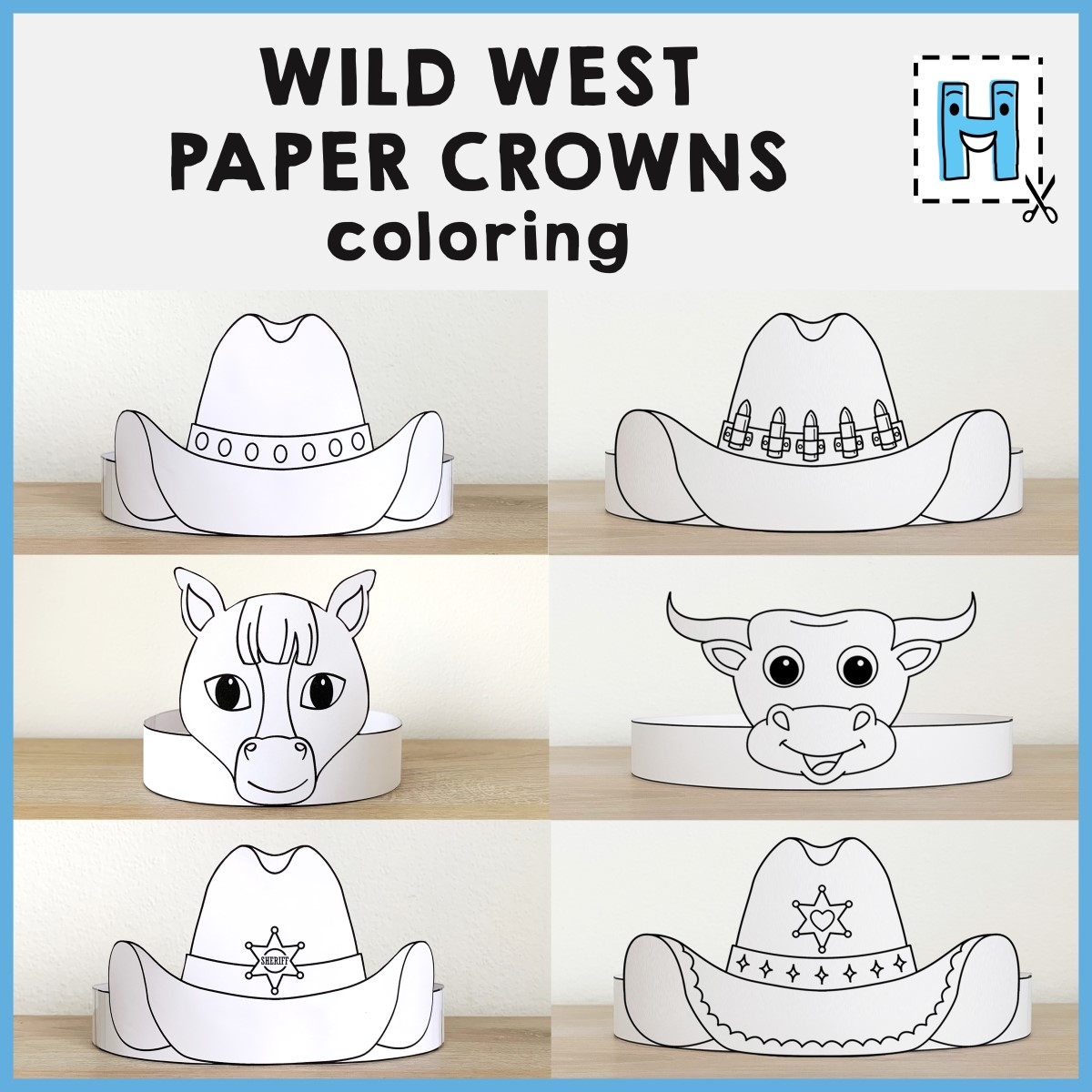 cowboy hat printable template