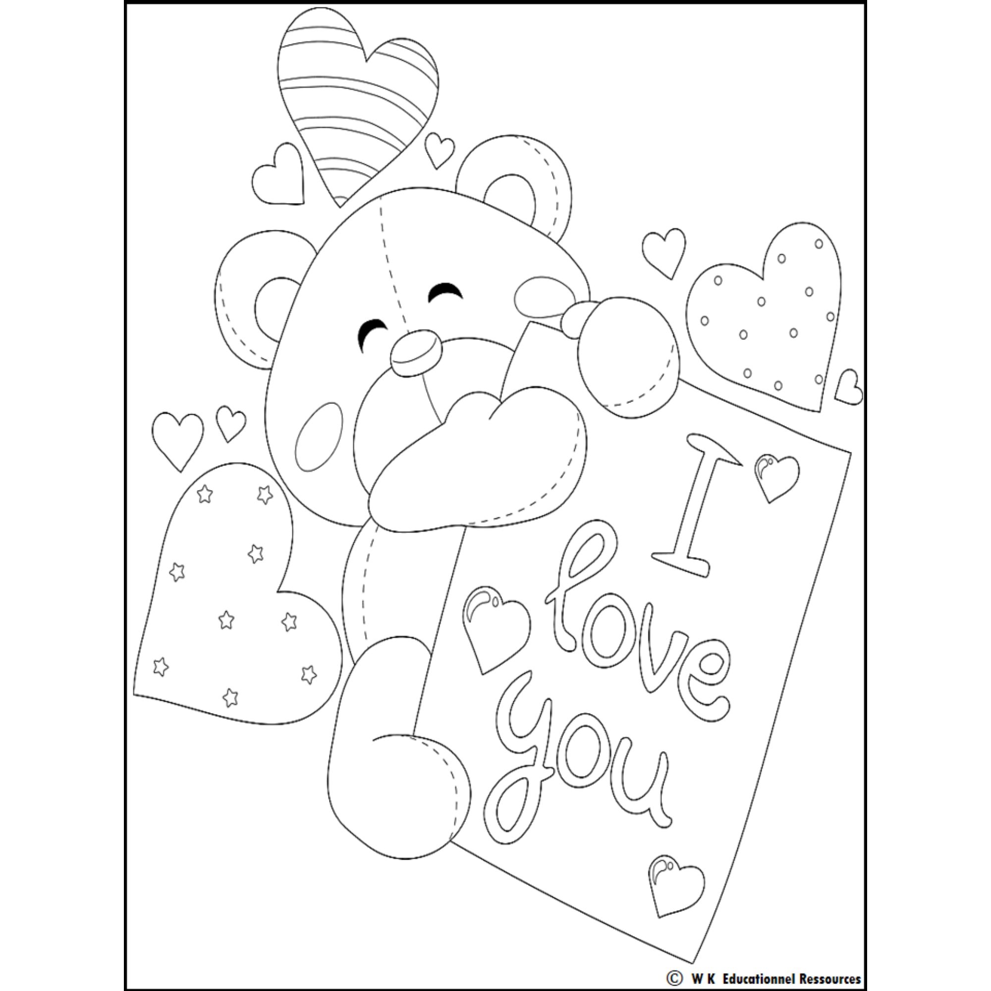Winter Coloring Pages Valentine s Day Coloring Pages Vol 9 Graphic By E A G L E Creative Fabrica Free Printable Valentines Coloring Pages Pdf