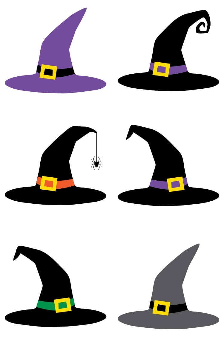 witch hat template printable